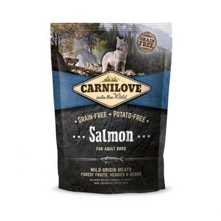 Croquettes Carnilove Adulte saumon 1,5 kg