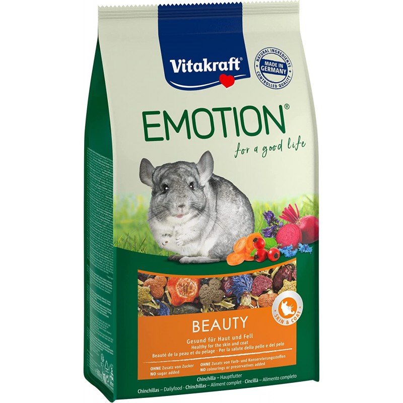 Vitakraft Emotion Beauty Chinchilla 600 g VITAKRAFT VITOBEL 4008239314628 Friandise & Complément