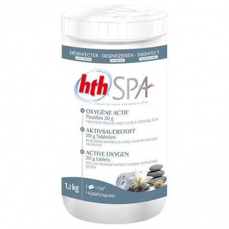 hth®  SPA Oxygène actif, Pastilles 20 g - 1.2 kg