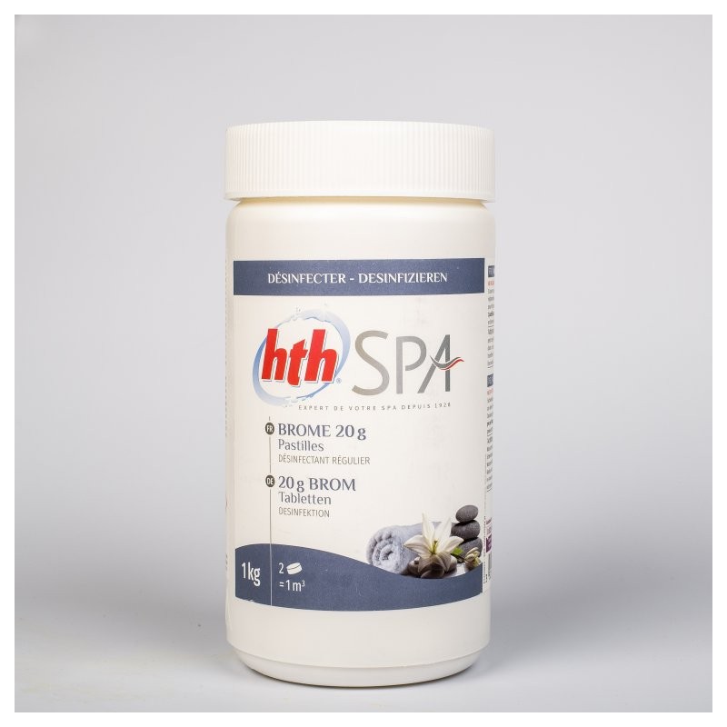 hth® SPA Brome, pastille 20 g – 1 kg  3521686010017 Spa accessoires et entretien