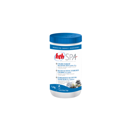 hth®  SPA Chlore Stabilisé Multifonction – 1.2 kg