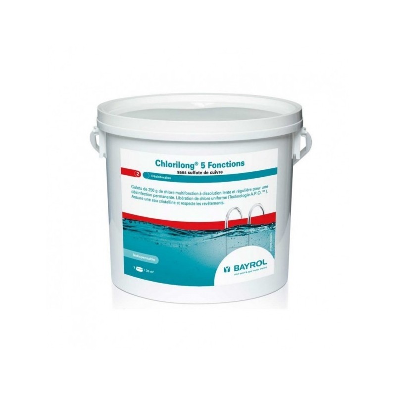 Chlorilong Power5 - Bayrol - 5 kg BAYROL 4008367992651 Accueil