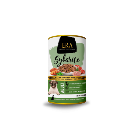 Pâtée ERA Sybarite pour chien adulte  - Dinde/Agneau