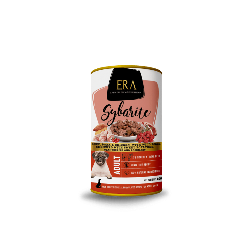 Pâtée ERA Sybarite pour chien adulte Bœuf, Porc, Poulet au Sanglier ERA 8437020409810 Pâtées ERA Sybarite