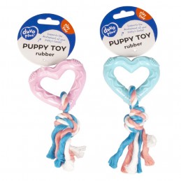 Puppy Toy - Coeur avec corde – Duvo+ DUVO+ 5414365318390 Cordes, jouets à mordre