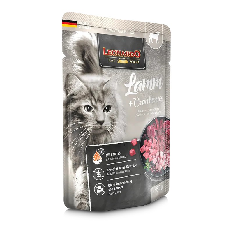 Terrine pour Chat – « Agneau + Canneberges » – Leonardo LEONARDO 4002633756459 Boîtes, sachets pour chats