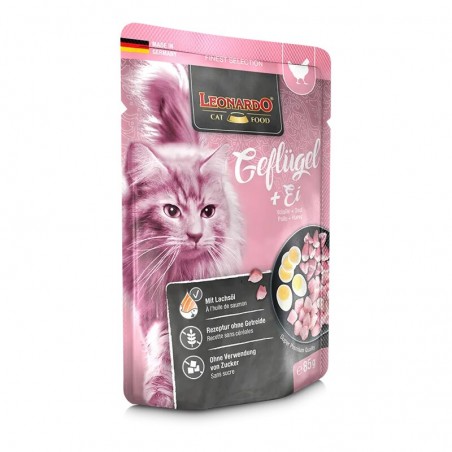 Terrine pour Chat – « Volaille + œufs » – Leonardo