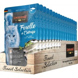 Terrine Leonardo Truite & Catnip LEONARDO 4002633756411 Boîtes, sachets pour chats