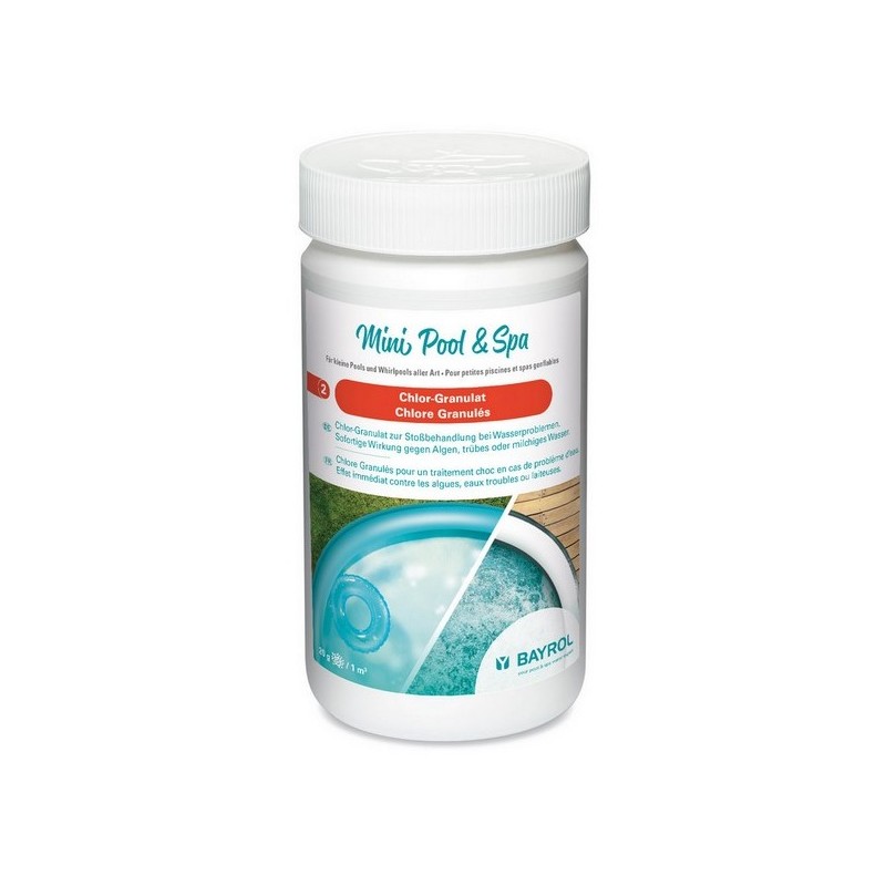 Chlore Granulés « Mini Pool & Spa » de Bayrol - Granulés 1 kg BAYROL 4008367331061 Chlore