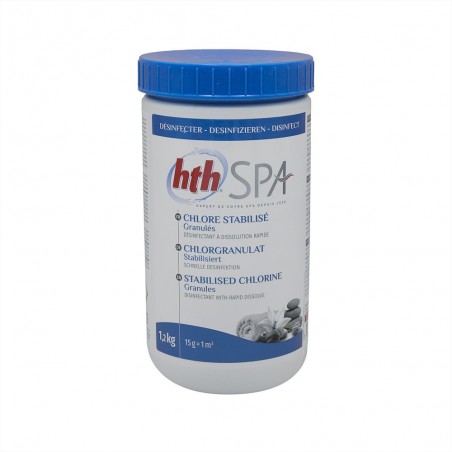 hth®  SPA Chlore Stabilisé Granulés – 1,2 kg