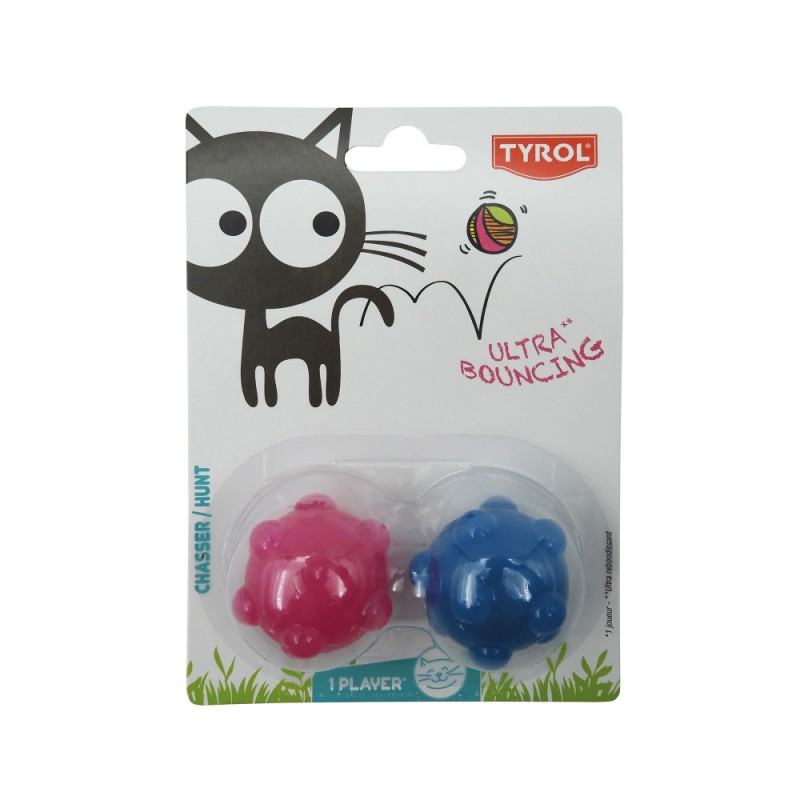 Balles rebondissantes – Tyrol  3281014708817 Jouets chat