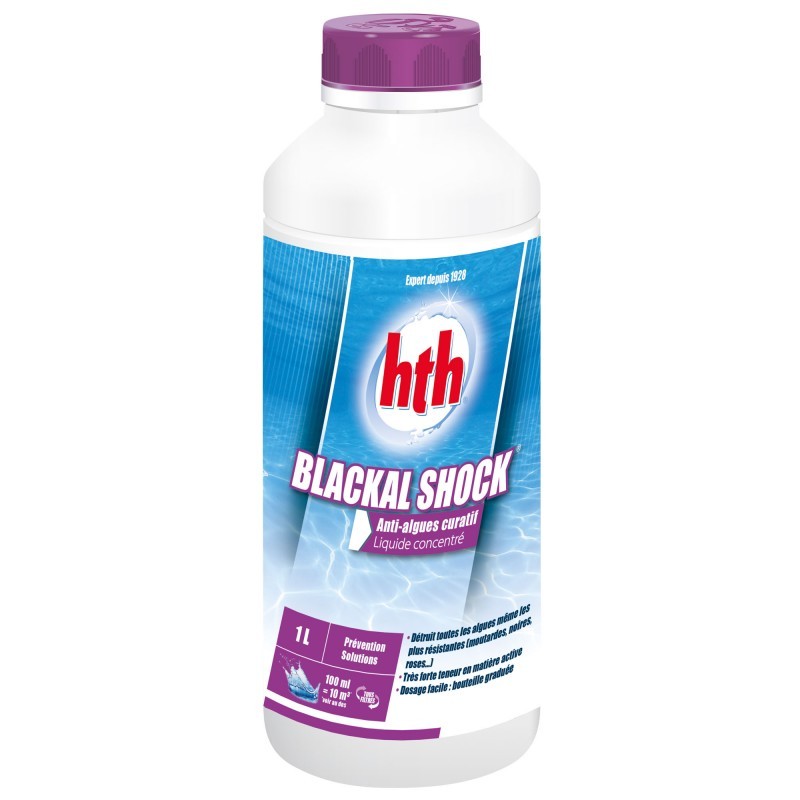 hth® BLACKAL SHOCK 1 Litre  3521686003941 Piscines et Spa