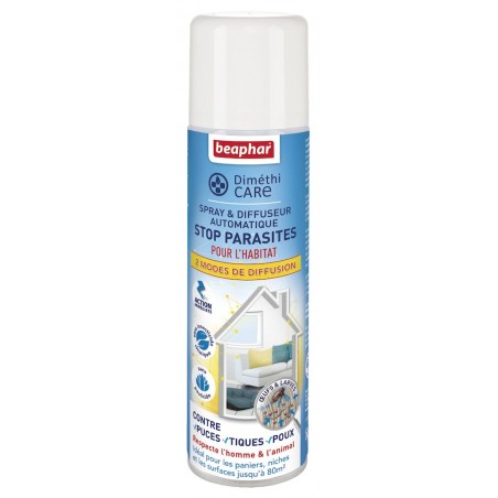 DIMETHICARE Spray & Diffuseur Stop Parasites pour l’habitat - Beaphar