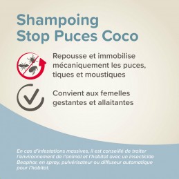 Shampoing Stop Puces Coco pour chien et chat - Beaphar BEAPHAR 8711231129256 Antiparasitaires