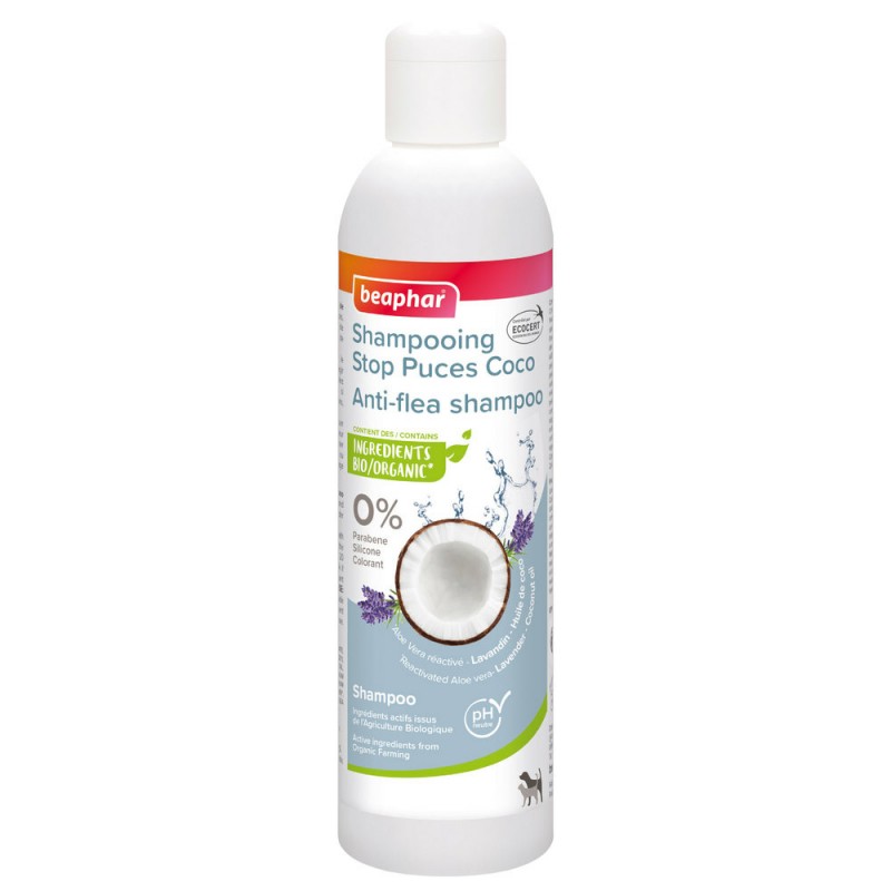Shampoing Stop Puces Coco pour chien et chat - Beaphar BEAPHAR 8711231129256 Antiparasitaires