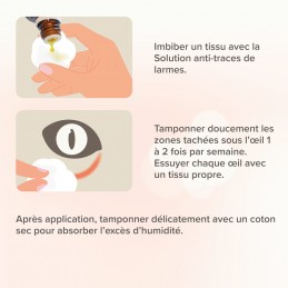 Beaphar Solution traces de larmes BEAPHAR 8711231116324 Soin des oreilles, yeux, du pelage