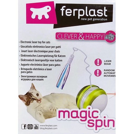 MAGIC SPIN- Jouet Laser électronique pour chats - Ferplast