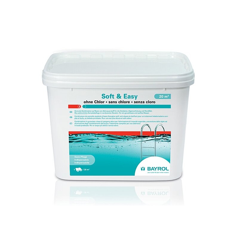 Soft and Easy, Oxygène actif - Bayrol BAYROL 4008367992019 Traitements, test d'eau