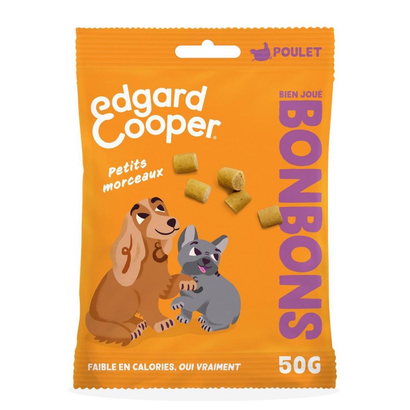 Bonbons au poulet 50g - Edgar Cooper Edgar Cooper 5407009646805 Friandises