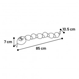 Jouet Snala Serpent Émoji Pourpre – Flamingo FLAMINGO 5400585240177 Cordes, jouets à mordre
