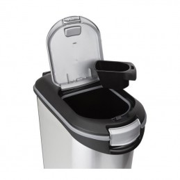 Container Croquettes 20 kg/54L argent/noir - Curver CURVER 3253923906073 Ecuelles, distributeurs