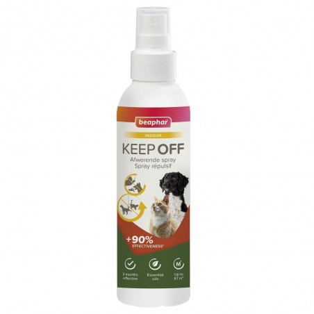 KEEP OFF spray répulsif Indoor pour chiens et chats 200 ml -Beaphar