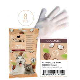 Gant de toilette "Naturé Cleaning Gloves"- Ferplast FERPLAST 8010690218540 Soin des oreilles, yeux, du pelage