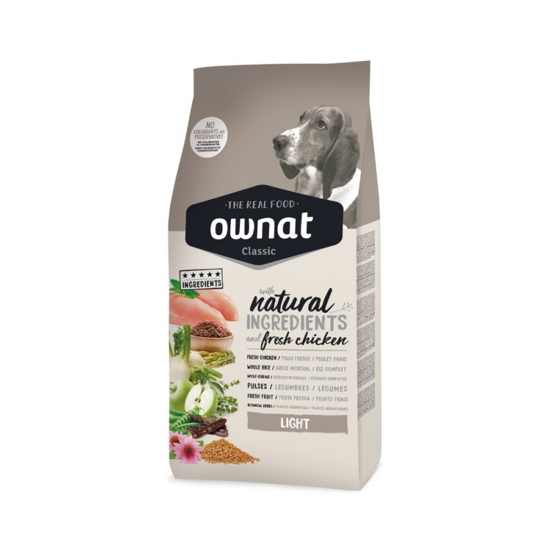 Croquettes Chien Ownat Classic Light OWNAT  Croquettes OWNAT
