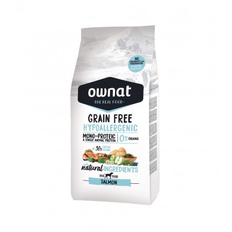 Croquettes Chien Ownat Grain Free Hypo Salmon
