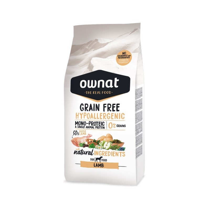 Croquettes Chien Ownat Grain Free Hypo Lamb OWNAT  Croquettes OWNAT