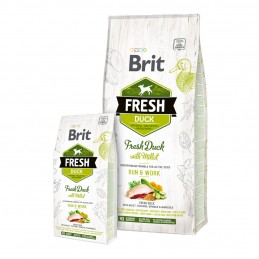 Croquettes Brit Fresh canard/millet - Adulte BRIT FRESH  Croquettes Brit Fresh