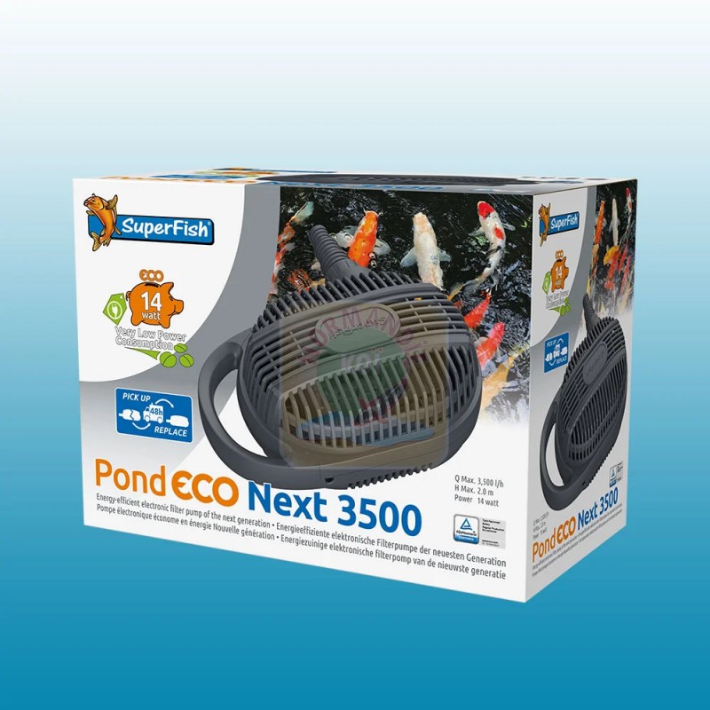PondECO Next 3500 *5000 *8000 *10000 *12000 *15000 - SuperFish SUPERFISH  Pompe de filtre et jet d'eau