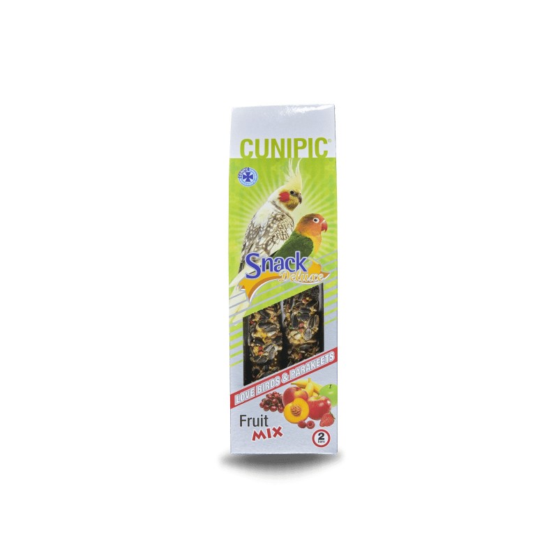 Sticks de Friandises FRUIT MIX Grandes Perruches & Inséparables – Cunipic CUNIPIC 8437010615023 Alimentation, friandises