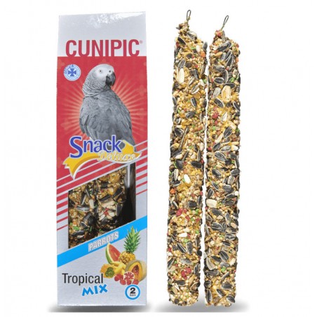 Sticks de Friandises TROPICAL MIX pour Perroquets – Cunipic