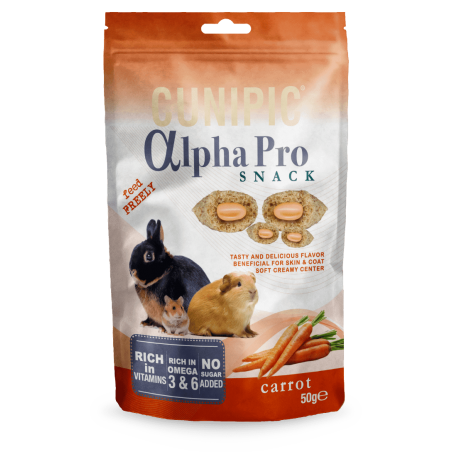 Snack de CAROTTES Alpha Pro - Cunipic
