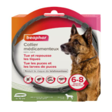 Collier Médicamenteux pour Chien 8 kg et plus – Beaphar