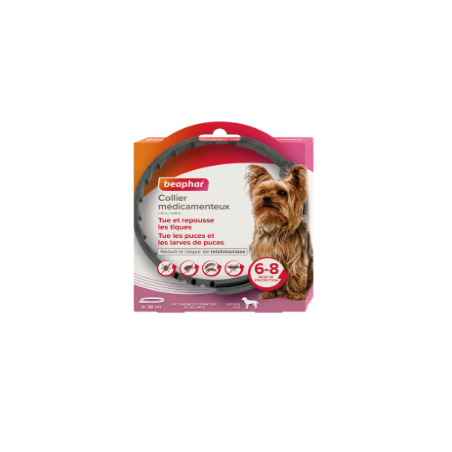 Collier Médicamenteux pour Chien de moins de 8 kg – Beaphar
