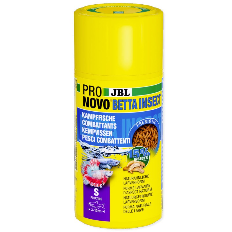 JBL ProNovo Betta - Insect Sticks - 100 ml JBL 4014162311719 Alimentation