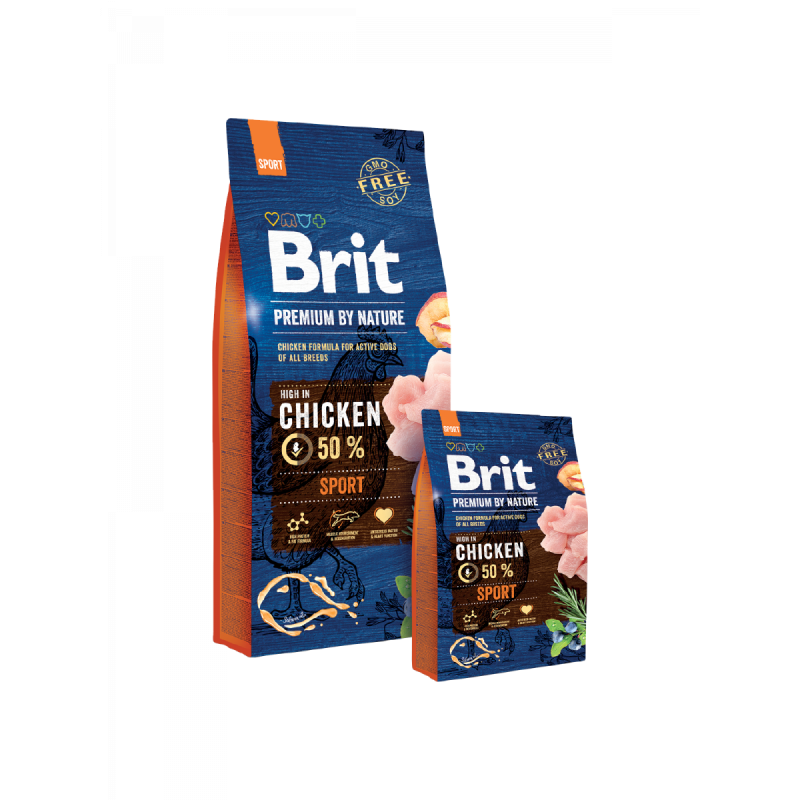 Croquettes Chien Brit Premium By Nature – Sport BRIT  Croquettes BRIT
