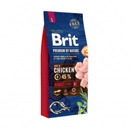 Croquettes Chien Brit Premium By Nature – Adulte L BRIT  Croquettes BRIT