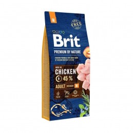 Croquettes Chien Brit Premium By Nature – Adulte M BRIT  Croquettes BRIT
