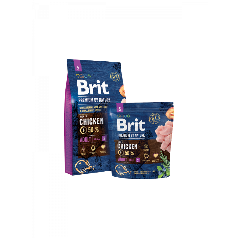 Croquettes Chien Brit Premium By Nature – Adult S BRIT  Croquettes BRIT