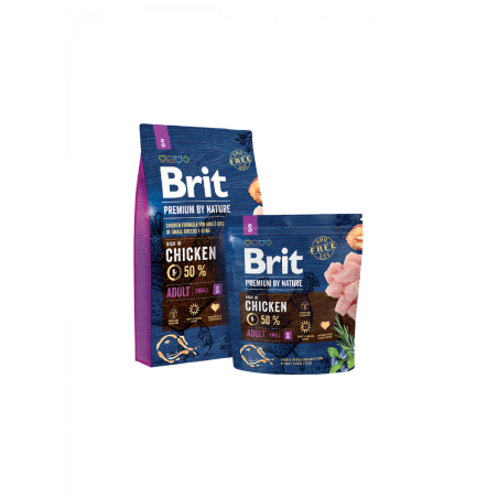 Croquettes Chien Brit Premium By Nature – Adult S