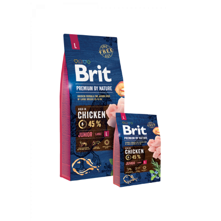 Croquettes Chien Brit Premium By Nature – Junior L