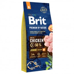Croquettes Chien Brit Premium By Nature – Junior M BRIT  Croquettes BRIT