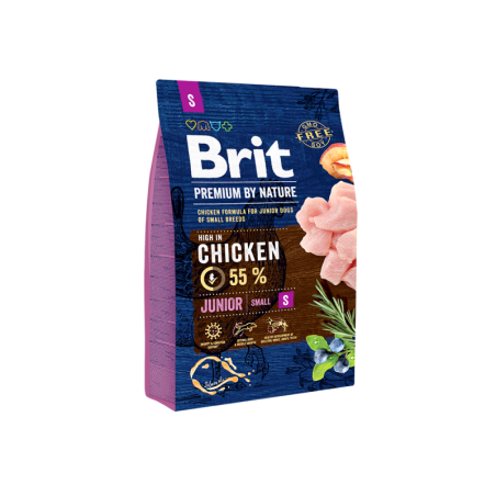 Croquettes Chien Brit Premium By Nature – Junior S