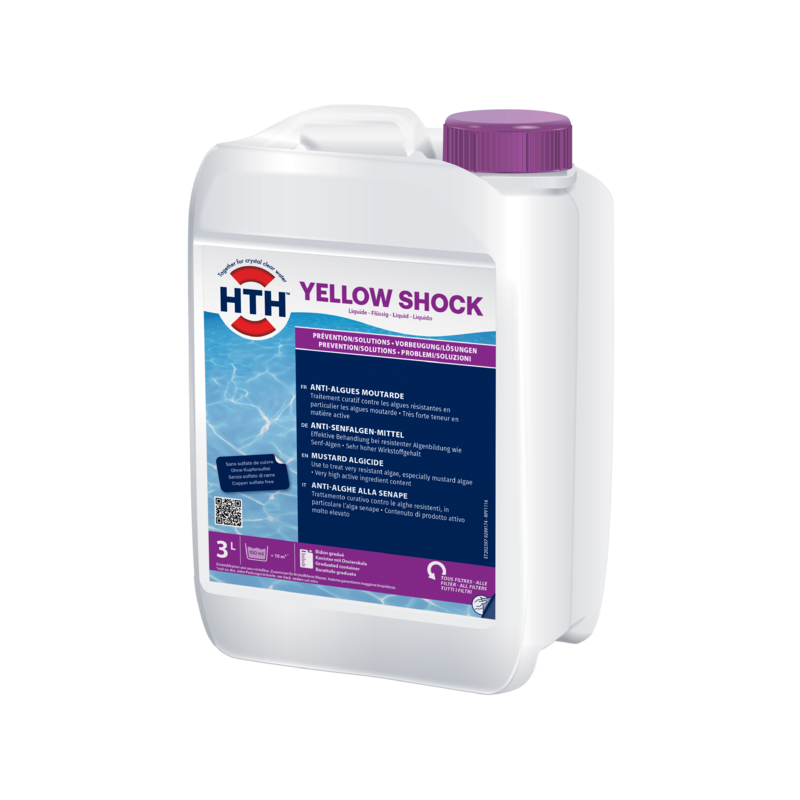 hth® YELLOW SHOCK Liquide 3 L  3521684501142 Piscines et Spa