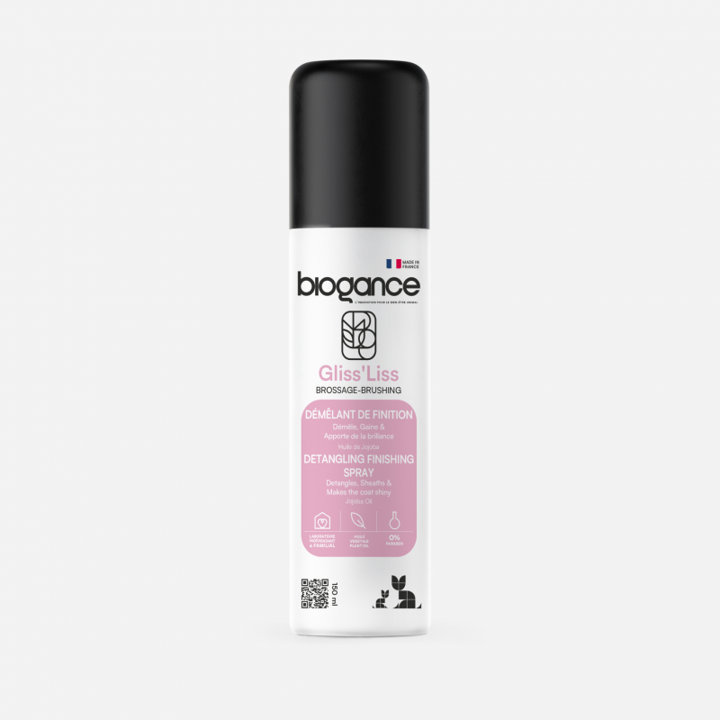 Démêlant Gliss Liss spray pour chat, 250 ml - Laboratoires Biogance biogance Laboratoires 3770001288604 Chats