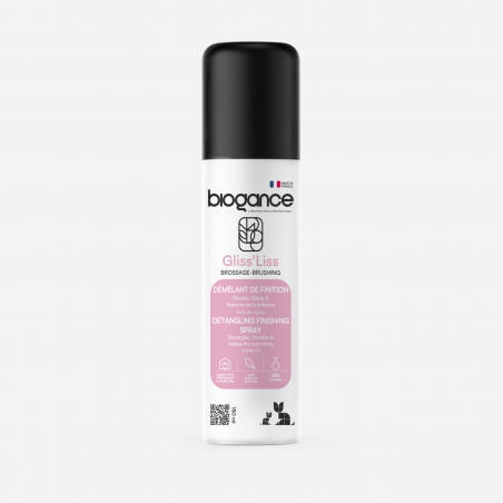 Démêlant Gliss Liss spray pour chat, 250 ml - Laboratoires Biogance