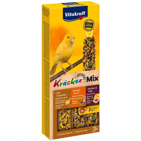 Kräcker® - Trio-Mix Œufs, Fruits, Miel pour Canaris – Vitakraft